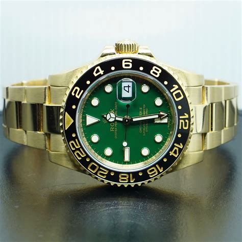 rolex gmt green dial